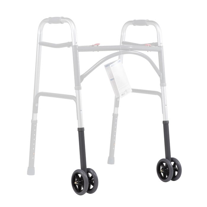 Dynarex Walker Extension Leg With Dual Wheels