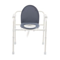 Dynarex Folding Commode Elongated Seat And Lid