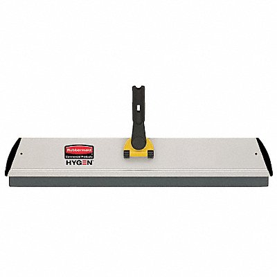 Gray and Yellow Aluminum Microfiber Pad Holder With Squeegee 1 EA