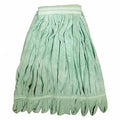 Quick Change Side-Gate Microfiber Tube Wet Mop Head Green