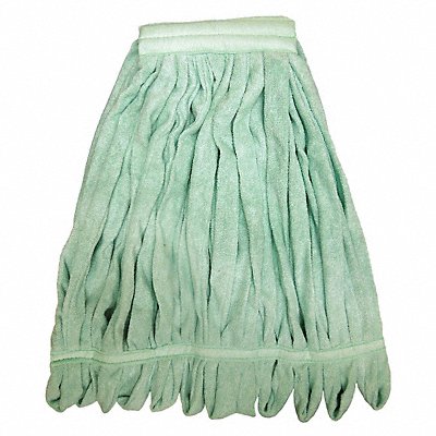 Quick Change Side-Gate Microfiber Tube Wet Mop Head Green