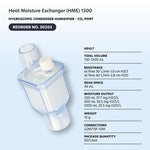 Dynarex Heat Moisture Exchanger adult hygroscopic condenser humidifier case of 50