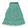 Quick Change Side-Gate Cotton String Wet Mop Head Green