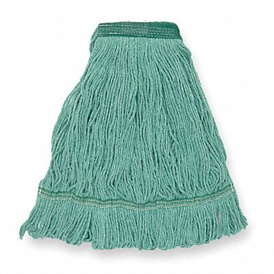 Quick Change Side-Gate Cotton String Wet Mop Head Green