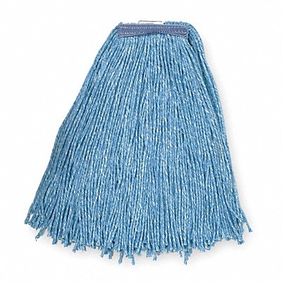 Clamp Quick Change Side-Gate Cotton String Wet Mop Head Blue