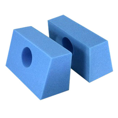 Dynarex Disposable Foam Head Blocks - Blue case of 18