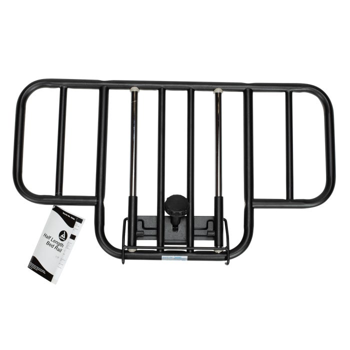 Dynarex Homecare Half-Length Bed Rail - Edge Clamp Mount per box quantity is 1