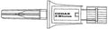 CODAN CODAN Chemoprotect® MicroSpike with 0.2 micron air eliminating filter, 5.0 micron fluid filter, female luer-lock with cap