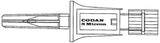 CODAN CODAN Chemoprotect® MicroSpike with 0.2 micron air eliminating filter, 5.0 micron fluid filter, female luer-lock with cap