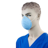 Dynarex Molded Face Mask - Blue case of 20 Quantity per box: 50