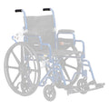Dynarex DynaRide Wheelchair Hand Grip (Pair) case of 1