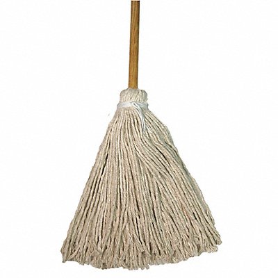 Cotton String Wet Mop Head and Handle Quick Change Beige 54 Handle Length
