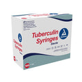 Dynarex Tuberculin Syringes 26G 3/8'' case of 10 Quantity per box: 100
