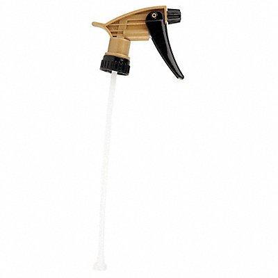 Gold/Black Plastic Acid Resistant Trigger Sprayer 1 EA