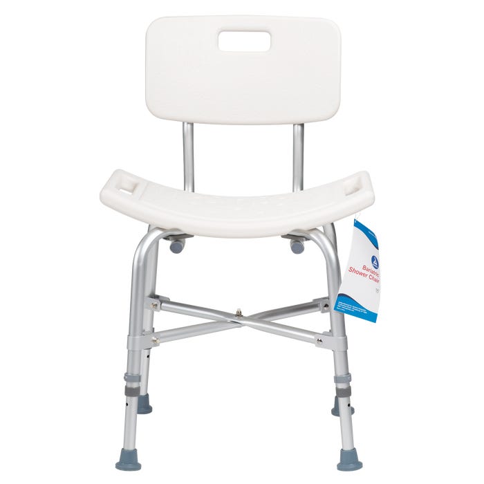 Dynarex Bariatric Shower Chair With Back case of 1