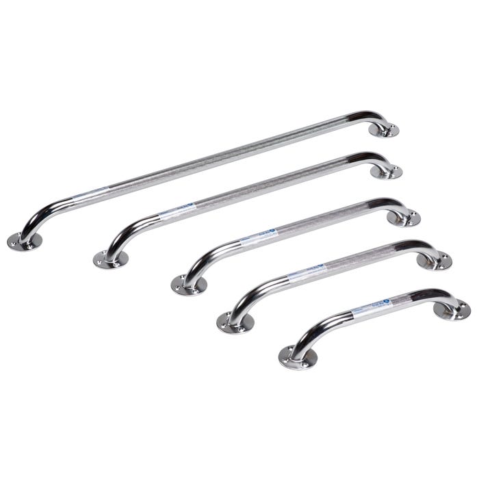 Dynarex Chrome Knurled Grab Bars per box quantity is 1