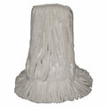 Quick Change Side-Gate Rayon Strip Wet Mop Head White
