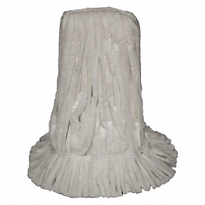 Quick Change Side-Gate Rayon Strip Wet Mop Head White