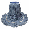 Quick Change Side-Gate Cotton String Wet Mop Head Blue