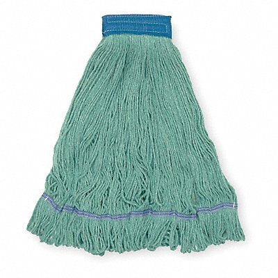 Clamp Quick Change Side-Gate Cotton String Wet Mop Head Green