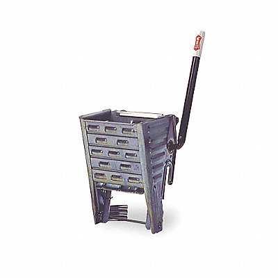 Side Press Mop Wringer Silver Steel 20 to 40 oz Mop Capacity
