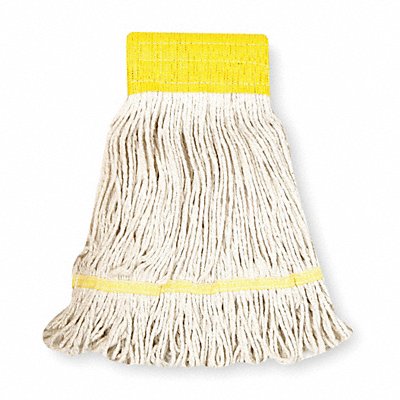 Clamp Quick Change Side-Gate Cotton String Wet Mop Head White