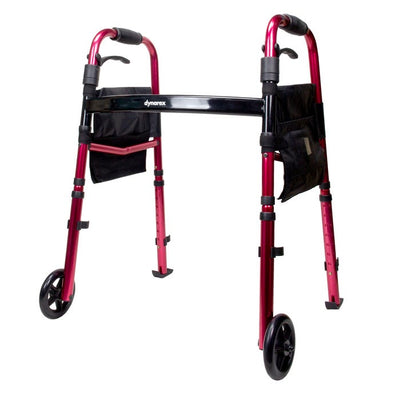 Dynarex Travel Walker With Wheels quantity per box 1 pair