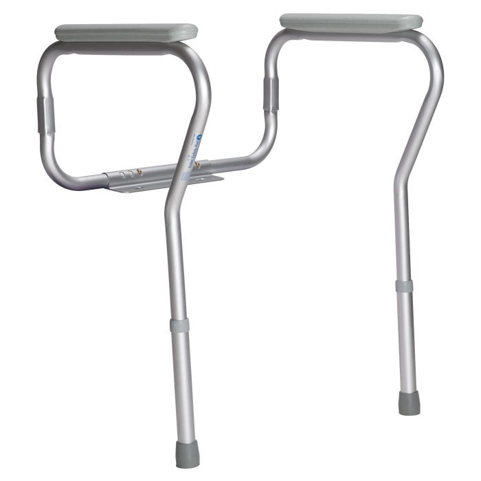 Dynarex Adjustable Height Toilet Safety Rail case of 1