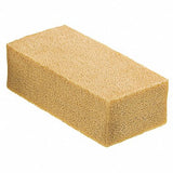 3 x 6 Rubber Smoke and Soot Sponge Tan 1EA