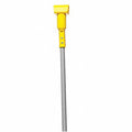 Wet Mop Handle Jaw Mop Connection Type Gray Fiberglass 60 Handle Length