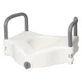 Dynarex Locking Raised Toilet Seat With Arms case of 1