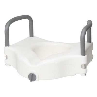 Dynarex Locking Raised Toilet Seat With Arms case of 1