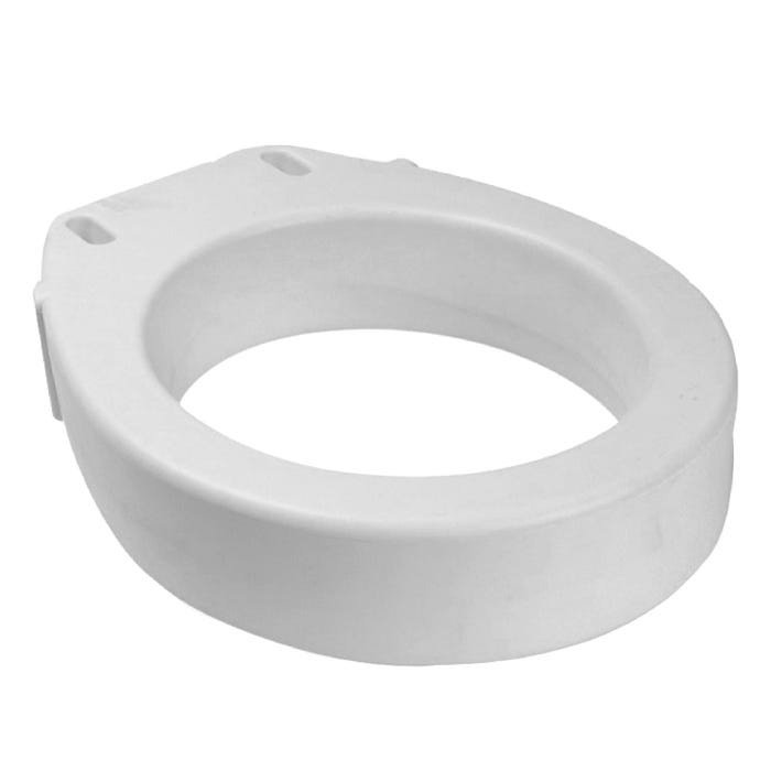 Dynarex Elongated Raised Toilet Seat Without Arms case of 1