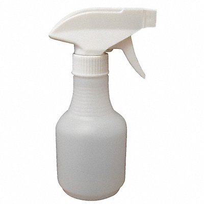 White/Black Polypropylene/Polyethylene Trigger Spray Bottle 16 oz. 12 PK