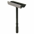 8 W Straight Rubber Window Squeegee With Handle Black