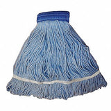 Clamp Quick Change Side-Gate Cotton String Wet Mop Head Blue
