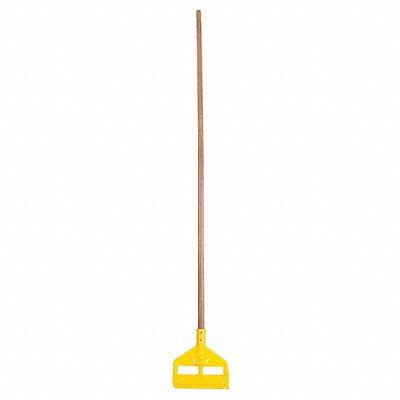 Wet Mop Handle Side Gate Mop Connection Type Natural Wood 52-3/8 Handle Length