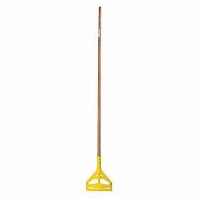 Wet Mop Handle Quick Change Mop Connection Type Natural Bamboo 61 Handle Length