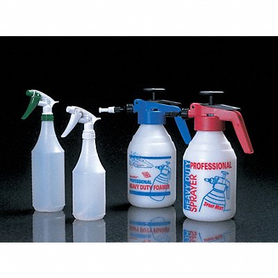 Gray/Natural Plastic Metal Pump Up Foamer 1.9L 1 EA