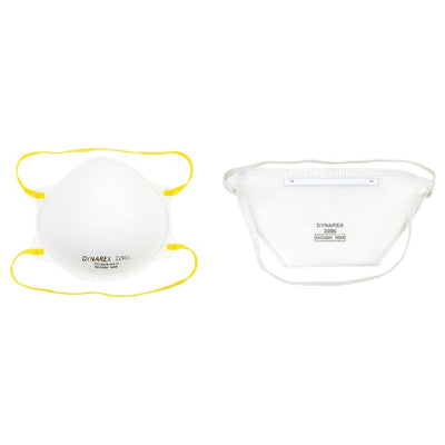 Dynarex N95 Particulate Respirator Masks case of 12 Quantity per box: 20