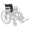 Dynarex DynaRide 20in Reclining Wheelchair Back Upholstery case of 1