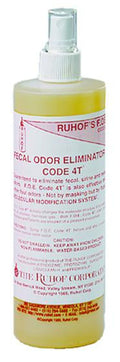 F.O.E. CODE #3® Fecal Odor Eliminator Floral Scent - 1 Gallon Bottle | Case of 4
