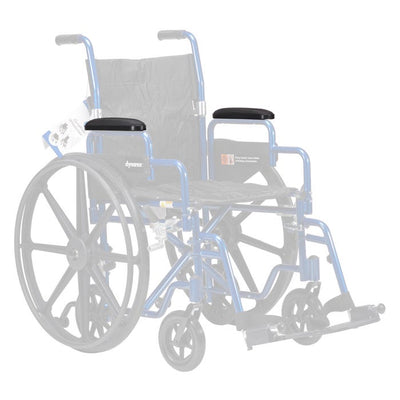 Dynarex DynaRide Wheelchair Desk Length Arm Pad (Pair)