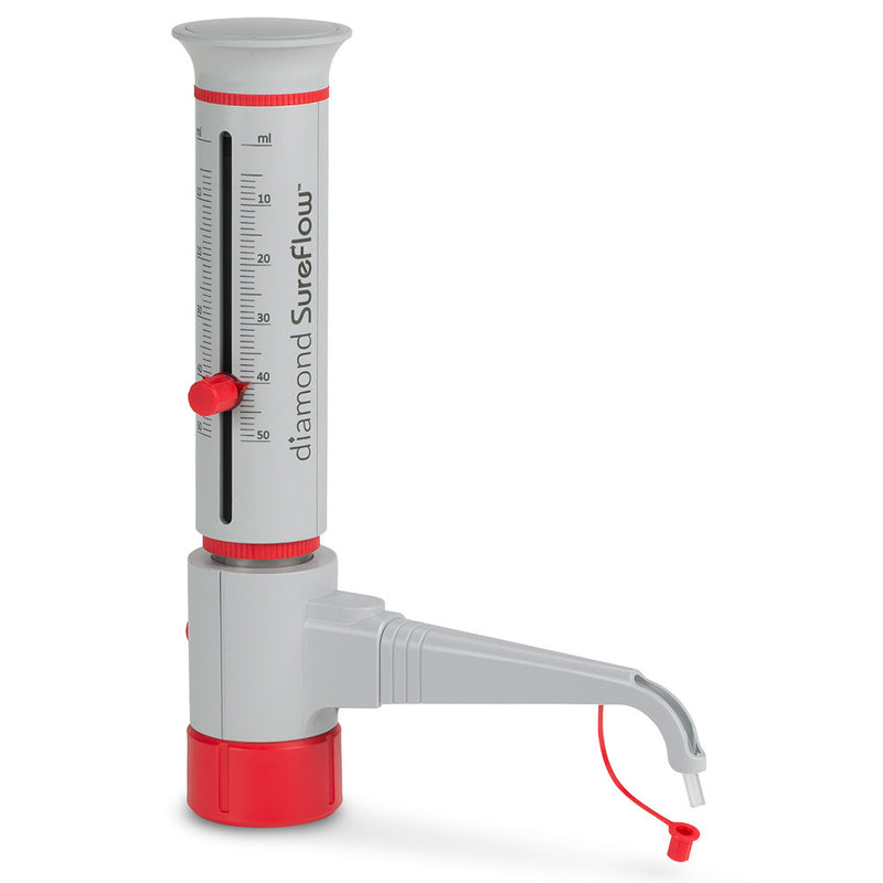 Globe Scientific - Bottle Top Dispenser, 5.0mL to 50.0mL, 1.0mL increments, Standard - GS-GBTD-50