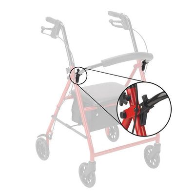 Dynarex Rollator Backrest Pivot Bracket case of  2