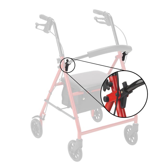 Dynarex Rollator Backrest Pivot Bracket case of  2