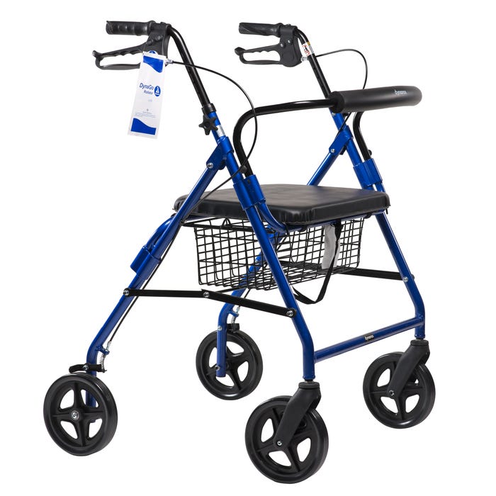 Dynarex DynaGo HD Bariatric Rollator per box quantity is 1