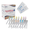 Dynarex SecureSafe Safety Hypodermic Needles gauge 20G  case of 10 Quantity per box: 100