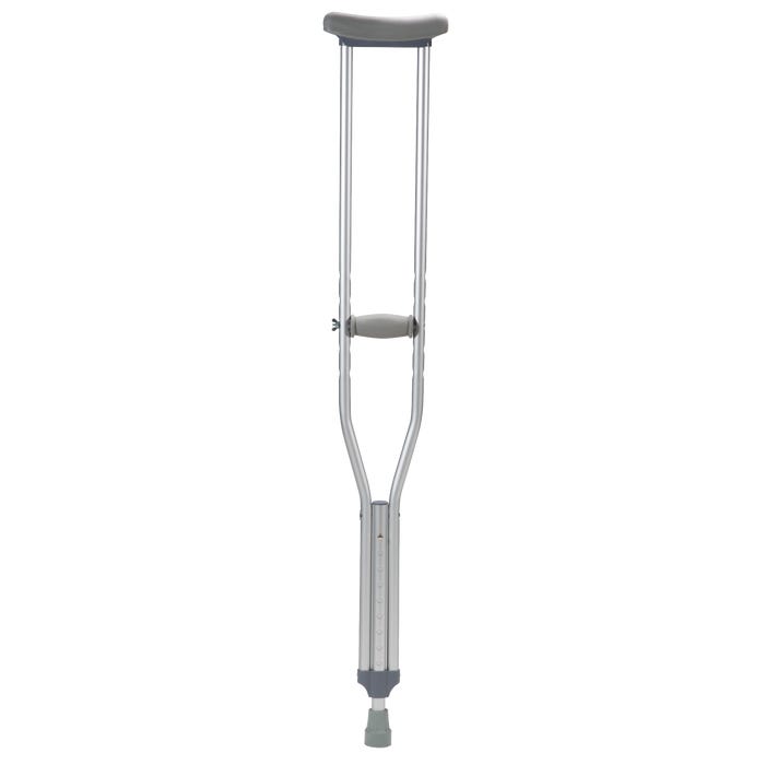 Dynarex Aluminum Crutches size adult per box quantity is 1 pair