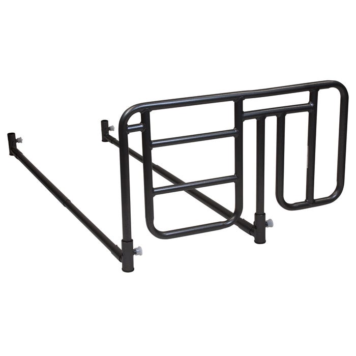 Dynarex Homecare Half-Length Bed Rail - Cross Bar Mount per box quantity is 1
